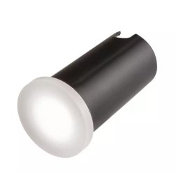 XPI SEGNAPASSO OPALE ROTONDO DA INCASSO IP65 LED 3W LUCE 3000K PER ESTERNO DESIGN MODERNO