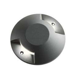 XPUCK 2L SEGNAPASSO DA INCASSO ROTONDO IP67 LED 12W LUCE 3000K-4000K ALLUMINIO FINITURA ANTRACITE