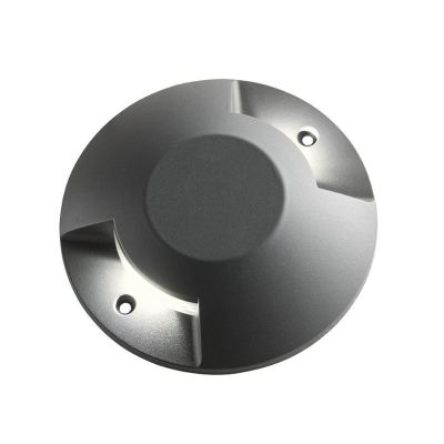XPUCK 2L SEGNAPASSO DA INCASSO ROTONDO IP67 LED 12W LUCE 3000K-4000K ALLUMINIO FINITURA ANTRACITE