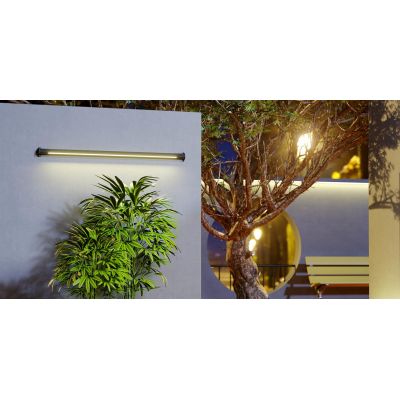 TACK LAMPADA ORIENTABILE DA ESTERNO IP65 LED 15W LUCE 3000K LUNGHEZZA 100 CM IN ALLUMINIO ANTRACITE