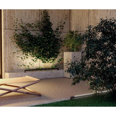 TACK LAMPADA ORIENTABILE DA ESTERNO IP65 LED 15W LUCE 3000K LUNGHEZZA 100 CM IN ALLUMINIO ANTRACITE