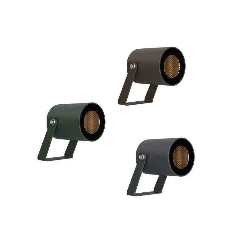 XROCK FARETTO SPOT DA ESTERNO ORIENTABILE IP65 LED 9W LUCE 2700K-3000K ALLUMINIO 3 COLORI