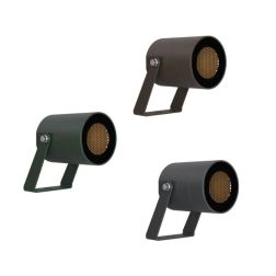 XROCK FARETTO SPOT DA ESTERNO ORIENTABILE IP65 LED 9W LUCE 2700K-3000K ALLUMINIO 3 COLORI