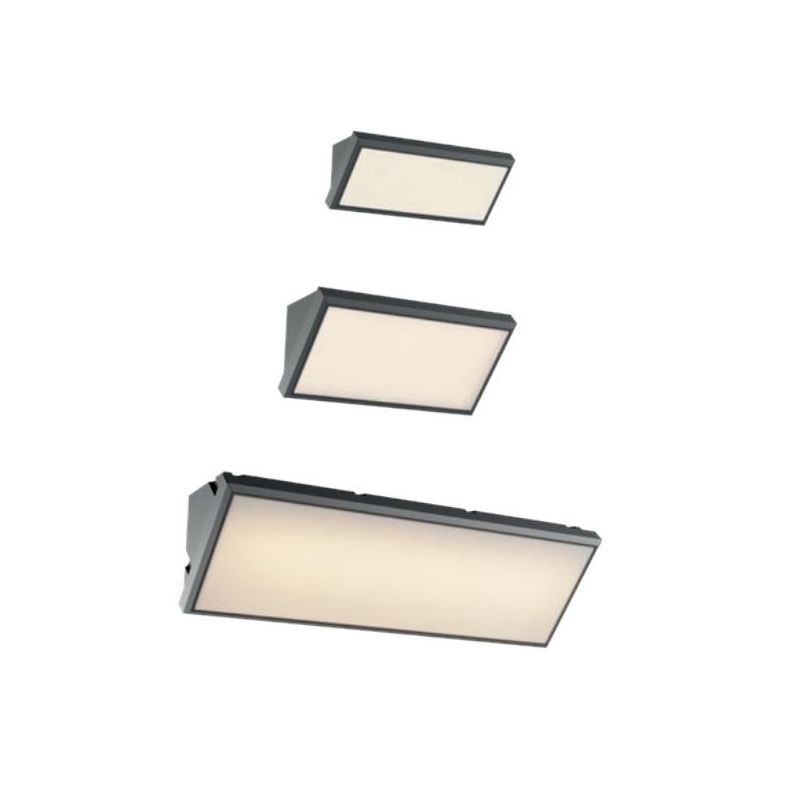 MAKO APPLIQUE DA ESTERNO ANTI SALSEDINE IP65 LED 21W LUCE 3000K ANTRACITE LARGHEZZA CM 32 Redo Group - Cristalensi Shop Online