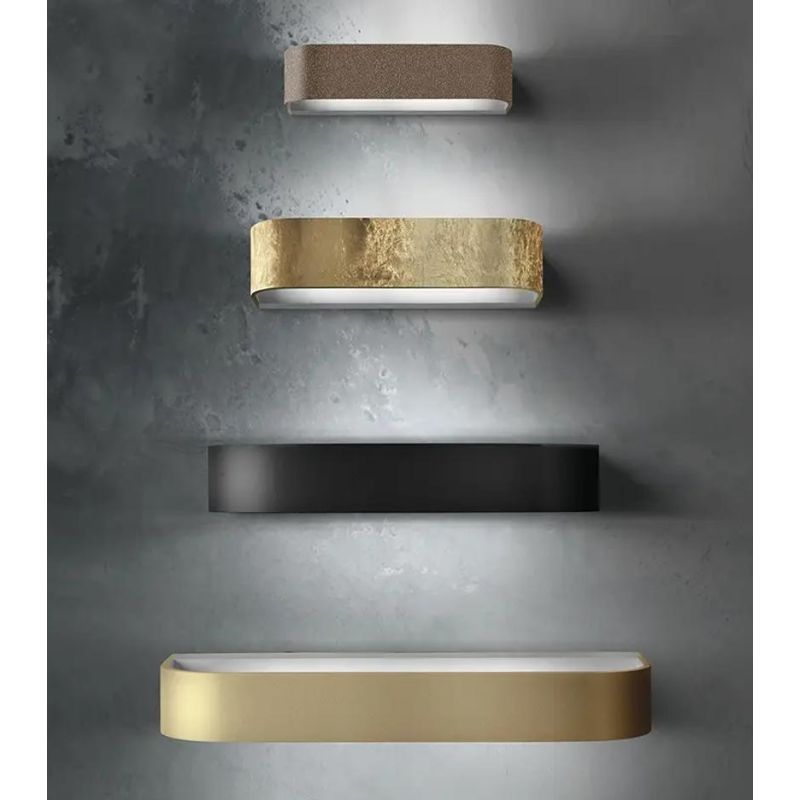 HANDLES APPLIQUE MODERNA IN METALLO LED 12W LARGHEZZA CM 22 IN 14 COLORI PROMOINGROSS - Cristalensi Shop Online