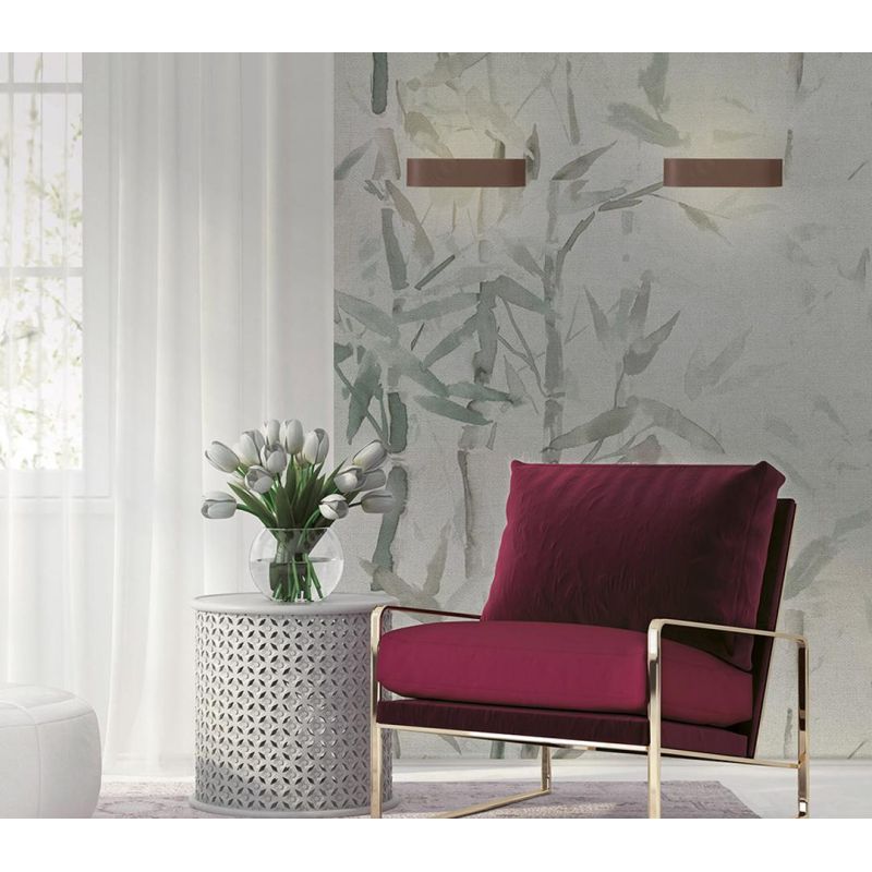 HANDLES APPLIQUE MODERNA IN METALLO 20 COLORI LED 38W LARGHEZZA CM 52
