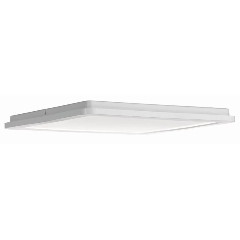 CAMILLUS PLAFONIERA QUADRATA 40X40 LED 22W IP44 DIMMERABILE MODERNA BIANCA O NERA RL - Cristalensi Shop Online