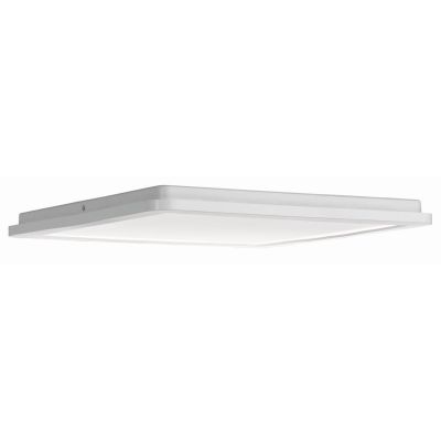 CAMILLUS PLAFONIERA QUADRATA 40X40 LED 22W IP44 DIMMERABILE MODERNA BIANCA O NERA RL - Cristalensi Shop Online