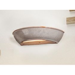 APPLIQUE IN CERAMICA DECORATA A MANO CON FESSURA MADE IN ITALY DELLA IMAS STILE RUSTICO