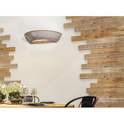 APPLIQUE IN CERAMICA DECORATA A MANO CON FESSURA MADE IN ITALY DELLA IMAS STILE RUSTICO