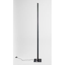 EARTHA PIANTANA LINEARE LED 30W LUCE 3000K DIMMERABILE BIANCA E NERA ALTEZZA 180 CM DESIGN MODERNO 2