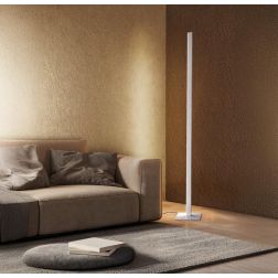 EARTHA PIANTANA LINEARE LED 30W LUCE 3000K DIMMERABILE BIANCA E NERA ALTEZZA 180 CM DESIGN MODERNO