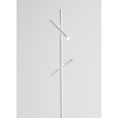 GPI PIANTANA 2 SPOT ORIENTABILI LED 10,8W LUCE 3000K DIMMERABILE H180 CM IN 4 COLORI DESIGN MODERNO