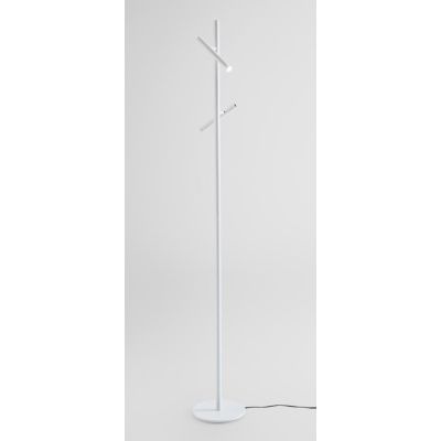 GPI PIANTANA 2 SPOT ORIENTABILI LED 10,8W LUCE 3000K DIMMERABILE H180 CM IN 4 COLORI DESIGN MODERNO