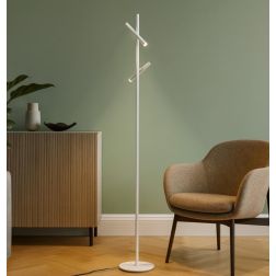 GPI PIANTANA 2 SPOT ORIENTABILI LED 10,8W LUCE 3000K DIMMERABILE H180 CM IN 4 COLORI DESIGN MODERNO 2