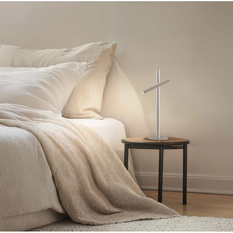 GLS LUMETTO CON SPOT ORIENTABILE LED 5,4W LUCE 3000K DIMMERABILE H50 CM IN 4 COLORI DESIGN MODERNO