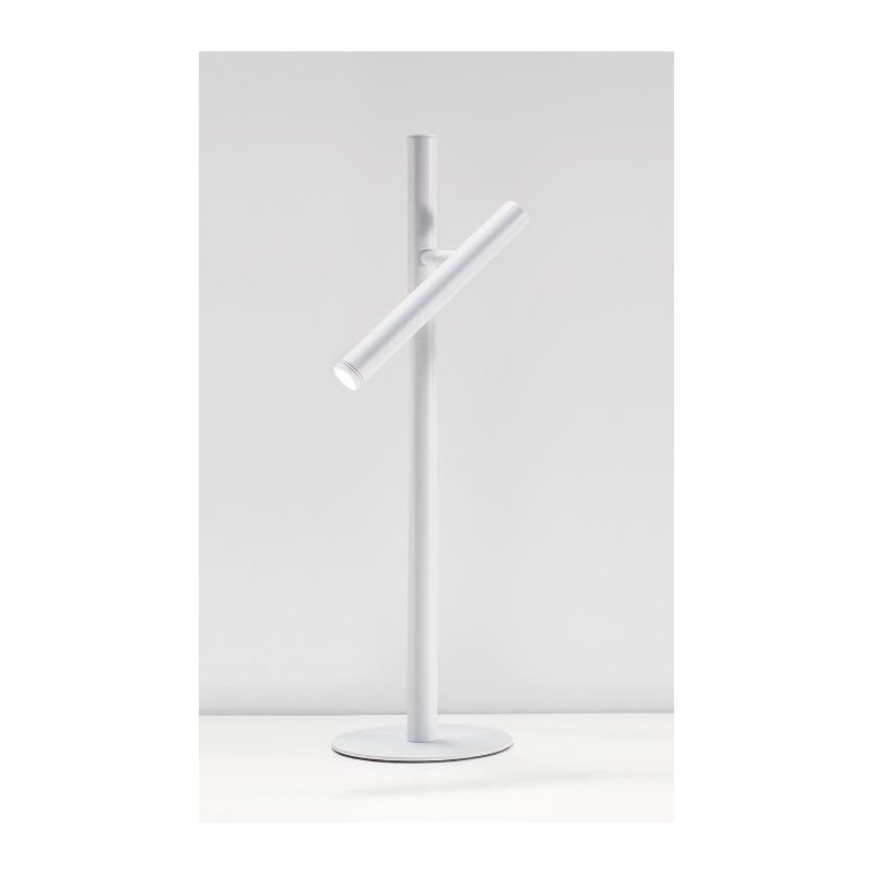 GLS LUMETTO CON SPOT ORIENTABILE LED 5,4W LUCE 3000K DIMMERABILE H50 CM IN 4 COLORI DESIGN MODERNO