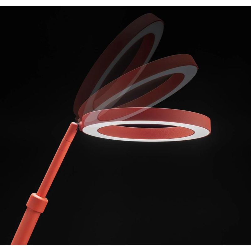 GPI PIANTANA AD ARCO LED 25W LUCE 3000K DIMMERABILE IN 4 COLORI ALTEZZA REGOLABILE MODERNA