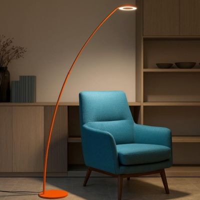 GPI PIANTANA AD ARCO LED 25W LUCE 3000K DIMMERABILE IN 4 COLORI ALTEZZA REGOLABILE MODERNA