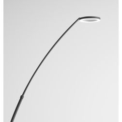 GPI PIANTANA AD ARCO LED 25W LUCE 3000K DIMMERABILE IN 4 COLORI ALTEZZA REGOLABILE MODERNA 2