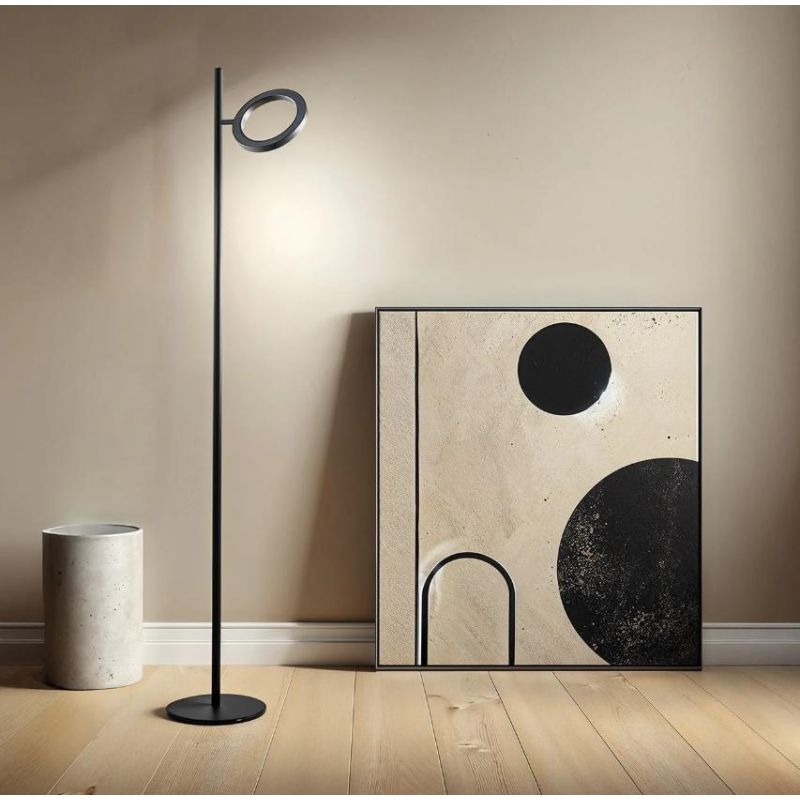 GPI PIANTANA CON LUCE ORIENTABILE LED 25W LUCE 3000K DIMMERABILE IN 4 COLORI H180 CM MODERNA