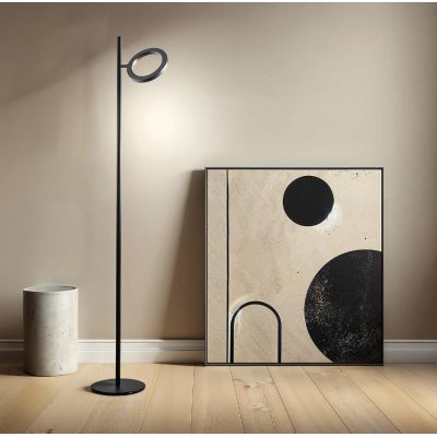 GPI PIANTANA CON LUCE ORIENTABILE LED 25W LUCE 3000K DIMMERABILE IN 4 COLORI H180 CM MODERNA