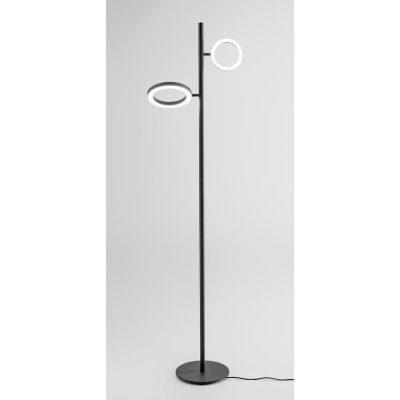 GPI PIANTANA 2 LUCI ORIENTABILI LED 28W LUCE 3000K DIMMERABILE IN 4 COLORI H180 CM MODERNA