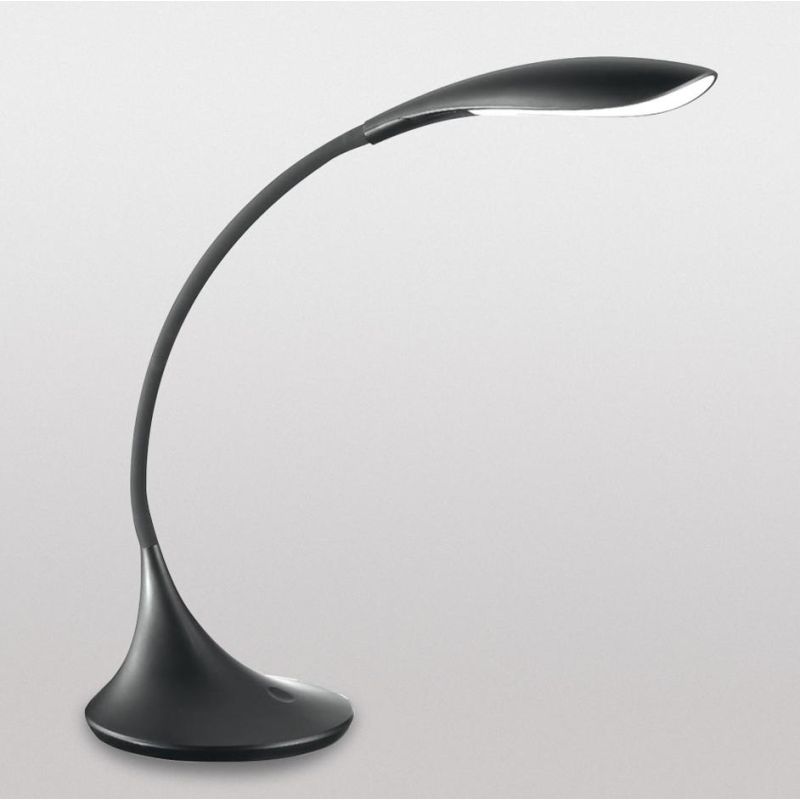 LAMPADA DA TAVOLO A LED 4,5W 3000K CON BRACCIO FLESSIBILE ROSSA,GRIGIA,ORO,BIANCA OPPURE NERA GEA LUCE - Cristalensi Shop Online