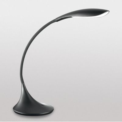 LAMPADA DA TAVOLO A LED 4,5W 3000K CON BRACCIO FLESSIBILE ROSSA,GRIGIA,ORO,BIANCA OPPURE NERA GEA LUCE - Cristalensi Shop Online