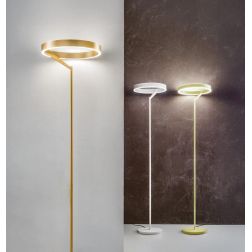 CRISEIDE PIANTANA H178 CM LED 40W LUCE 3000K DIMMERABILE ALLUMINIO 5 COLORI DESIGN MODERNO