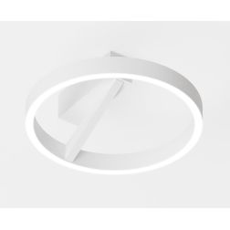 CRISEIDE PLAFONIERA 2 MISURE CON LED INTEGRATO LUCE 3000K IN ALLUMINIO 5 COLORI DESIGN MODERNO 2