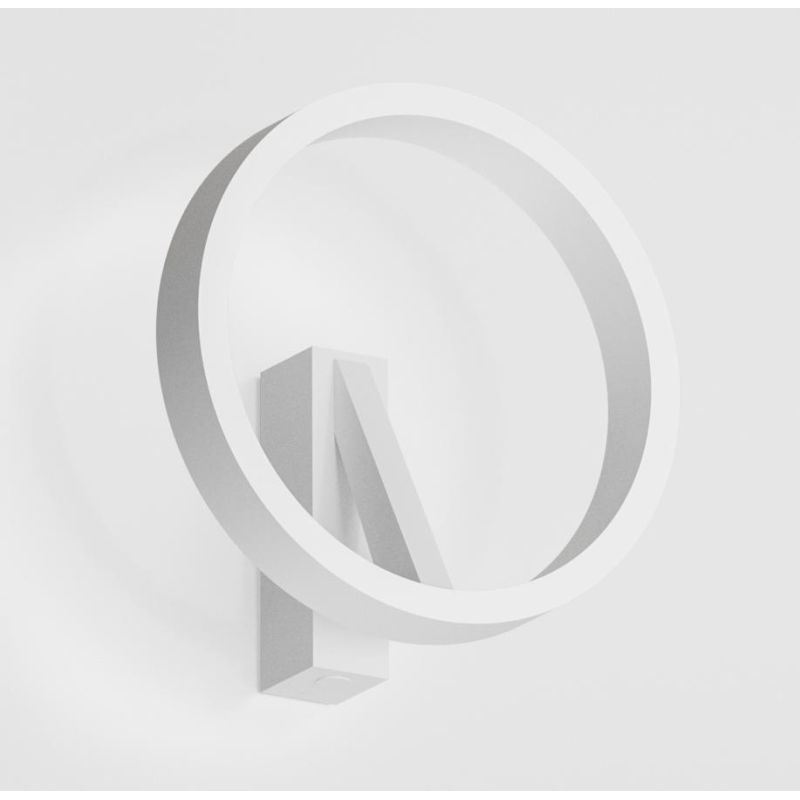 CRISEIDE APPLIQUE ROTONDA LED 30W LUCE 3000K DIMMERABILE IN ALLUMINIO 5 COLORI DESIGN MODERNO