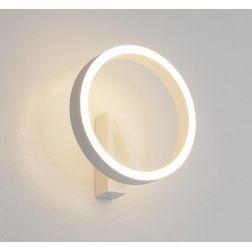 CRISEIDE APPLIQUE ROTONDA LED 30W LUCE 3000K DIMMERABILE IN ALLUMINIO 5 COLORI DESIGN MODERNO