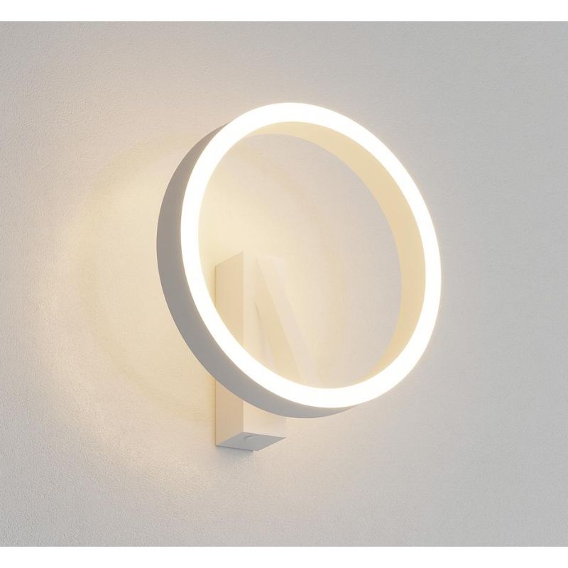 CRISEIDE APPLIQUE ROTONDA LED 30W LUCE 3000K DIMMERABILE IN ALLUMINIO 5 COLORI DESIGN MODERNO