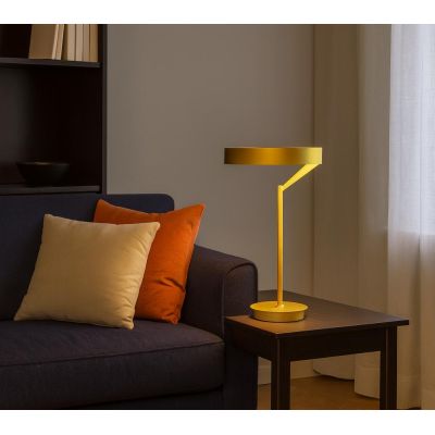 CRISEIDE LAMPADA DA TAVOLO LED 30W LUCE 3000K DIMMERABILE IN ALLUMINIO 5 COLORI DESIGN MODERNO