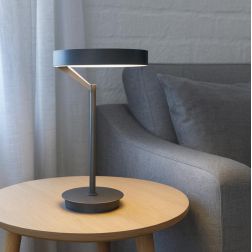 CRISEIDE LAMPADA DA TAVOLO LED 30W LUCE 3000K DIMMERABILE IN ALLUMINIO 5 COLORI DESIGN MODERNO 2