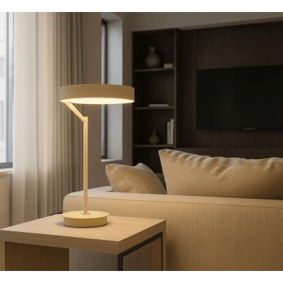 CRISEIDE LAMPADA DA TAVOLO LED 30W LUCE 3000K DIMMERABILE IN ALLUMINIO 5 COLORI DESIGN MODERNO