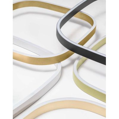 CRISEIDE SOSPENSIONE QUADRATA IN 2 MISURE LED INTEGRATO LUCE 3000K ALLUMINIO 5 COLORI MODERNA