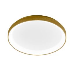 KRIZIA PM PLAFONIERA MODERNA AD ANELLO D48 LED 38W LUCE DIMMERABILE BIANCO O ORO DELLA GEA LUCE GEA LUCE - Cristalensi Shop Onli