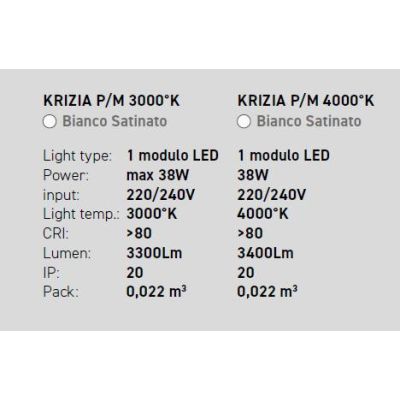 KRIZIA PM PLAFONIERA MODERNA AD ANELLO D48 LED 38W LUCE DIMMERABILE BIANCO O ORO DELLA GEA LUCE GEA LUCE - Cristalensi Shop Onli