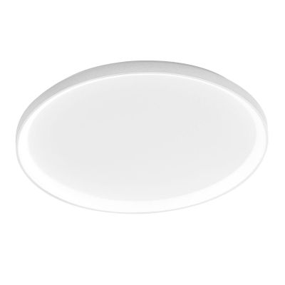 KRIZIA PS PLAFONIERA GRANDE MODERNA CON ANELLO D78 LED 60W LUCE DIMMERABILE BIANCO O ORO DELLA GEA GEA LUCE - Cristalensi Shop O