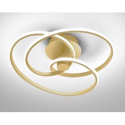 DIVA PP PLAFONIERA MODERNA GEA LUCE LED 40W LUCE 3000K DIMMERABILE 3 FINITURE COLORE GEA LUCE - Cristalensi Shop Online