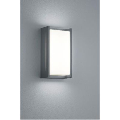 INDUS APPLIQUE DA ESTERNO DESIGN MODERNO IP54 LED 8W COLORE ANTRACITE TRIO LIGHTING - Cristalensi Shop Online