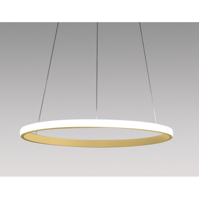 IOLE S1 SOSPENSIONE AD ANELLO MODERNA GEA LUCE LED 28W LUCE 3000K DIMMERABILE 3 COLORI GEA LUCE - Cristalensi Shop Online