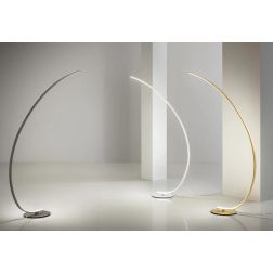 IOLE PT PIANTANA MODERNA IN ALLUMINIO LED 30W LUCE 3000K DIMMERABILE 3 COLORI GEA LUCE - Cristalensi Shop Online