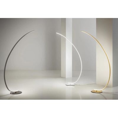 IOLE PT PIANTANA MODERNA IN ALLUMINIO LED 30W LUCE 3000K DIMMERABILE 3 COLORI GEA LUCE - Cristalensi Shop Online