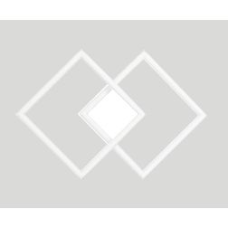 AFRODITE PLAFONIERA APPLIQUE MODERNA LED 28W LUCE 3000K ALLUMINIO FINITURA TITANIO GEAL LUCE GEA LUCE - Cristalensi Shop Online 2