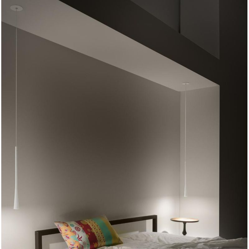 DAFNE SGI SOSPENSIONE DA INCASSO MODERNA IN METALLO 5 COLORI LED 7W DELLA GEA LUCE