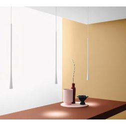 DAFNE SGI SOSPENSIONE DA INCASSO MODERNA IN METALLO 5 COLORI LED 7W DELLA GEA LUCE