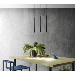 DAFNE SP SOSPENSIONE SINGOLA MODERNA FINITURA NERA,BIANCA O ORO LED 7W DELLA GEA LUCE GEA LUCE - Cristalensi Shop Online